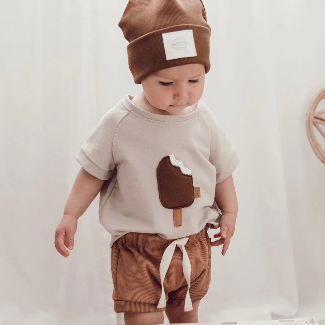 Toddler Kid Baby Boys Girls Clothes Summer Cotton T Shirt Short Sleeve Infant Top Cartoon Ice Cream Print Tee Childrens Tshirt - Image 4