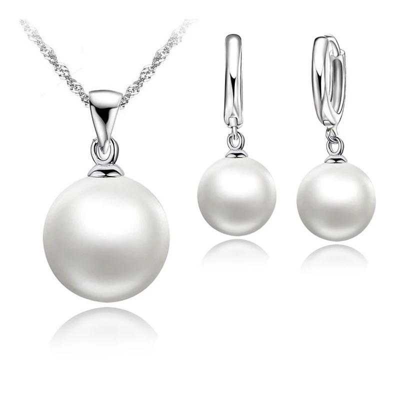 Top Quality Real freshwater pearl jewelry set women,natural pearl sets 925 Sterling Silver jewelry girl birthday gift - Image 2