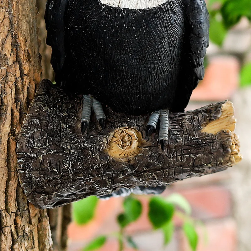 Toucan Bird Figurine Tree Hugger Decor Hanging Resin Ornaments Garden Statue Creative Simulation Animal Yard Wall Decoration - Image 5