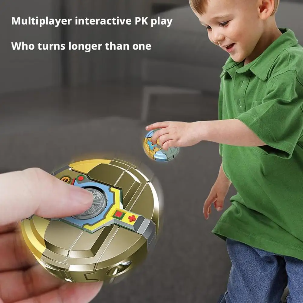 Transformable Fidget Spinners Funny Sensory Fidget Toys Deformable DIY Round to Robot Fingertip Toys for Kids Party Gifts - Image 2