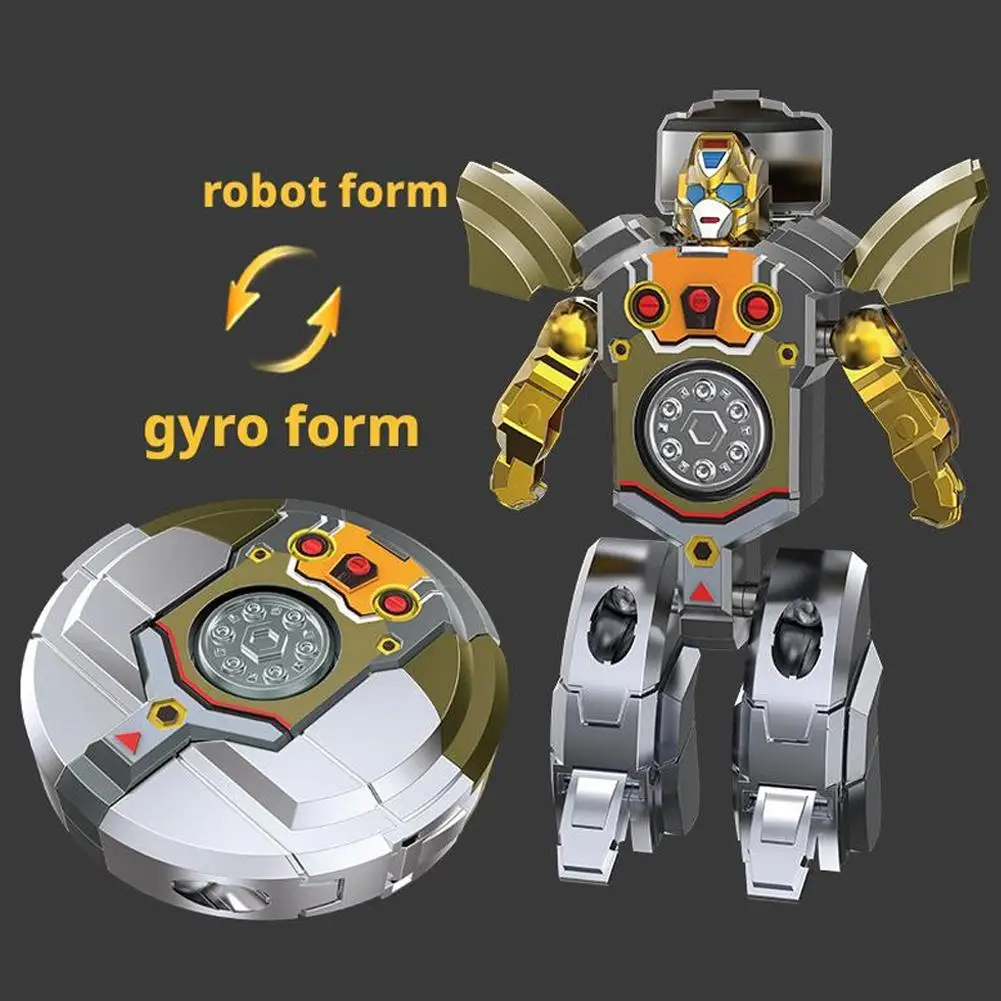 Transformable Fidget Spinners Funny Sensory Fidget Toys Deformable DIY Round to Robot Fingertip Toys for Kids Party Gifts - Image 3