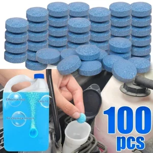 Universal Ultra-Concentrated Effervescent Tablets Car Instantly Defog Clean Glass and Windows with Anti-Fog Agents Easy