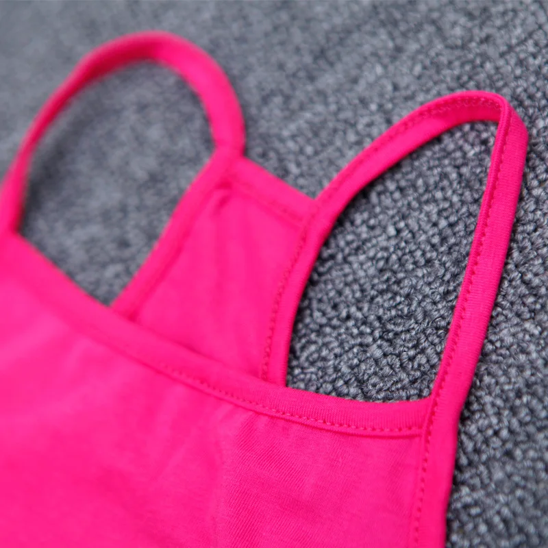 V-TREE Girls Bra camisole girl cotton vest child world of tank girls underwear candy color girls tank tops kids clothing models - Image 5