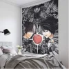 VIKAMA Animation Tapestry Night God Moon L anime Background Atmosphere ins Wind Power Competition Room Decoration
