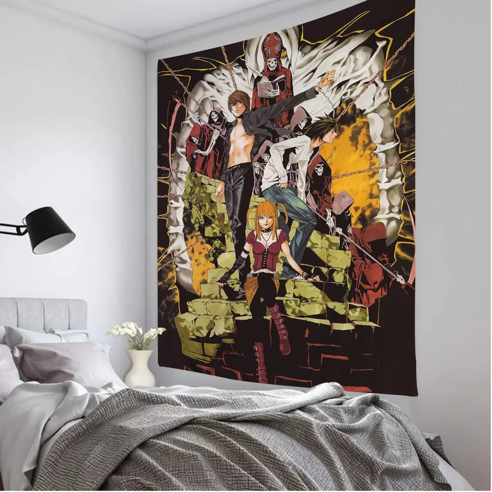 VIKAMA Animation Tapestry Night God Moon L anime Background Atmosphere ins Wind Power Competition Room Decoration - Image 3