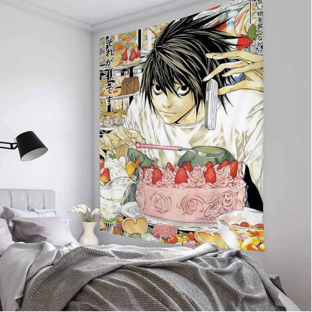 VIKAMA Animation Tapestry Night God Moon L anime Background Atmosphere ins Wind Power Competition Room Decoration - Image 4