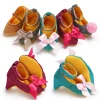 VISgogo Baby Girls Princess High Heels Cute Fashionable Infant Bow Decor Dress Shoes Party Photography Props