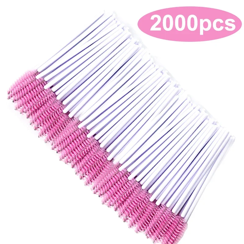 Wholesale 50/1000/2000pcs Spoolies Brushes Applicator Makeup Tools Eyelash Brush Mascara Wands Wholesale Eyebrow Lash Cleaning - Image 6