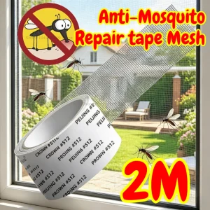 Window Screen Repair Tape Self Adhesive Mesh Tape Door Window Net Broken Holes Repairing Fix Patch Anti Insect Mosquito