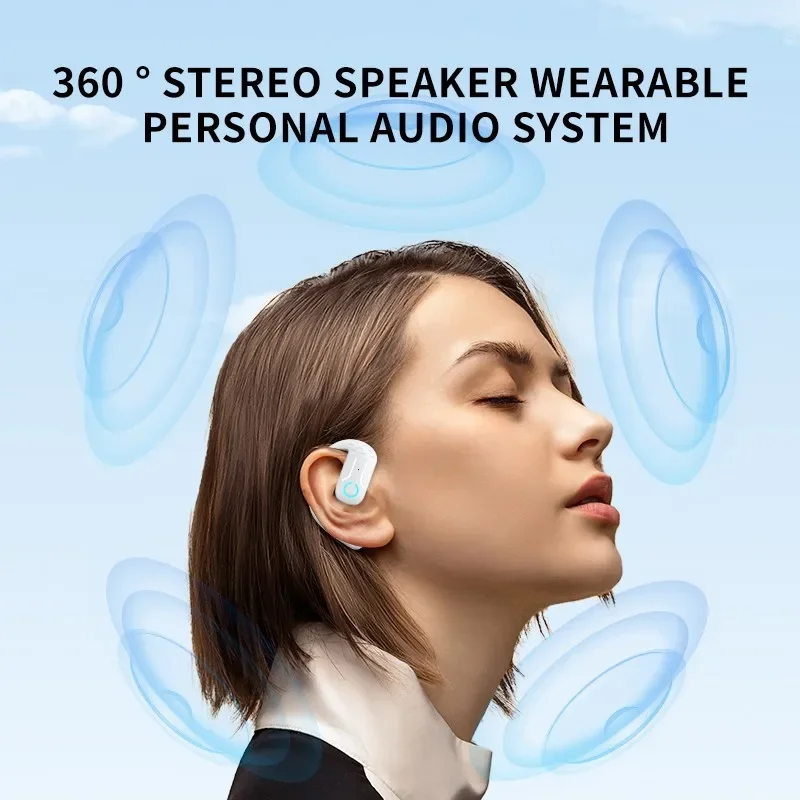 Wireless Bluetooth Headphones With Microphone Bone Conduction Earphones Handsfree Noise Canceling Headset For Driving Audifonos - Image 3