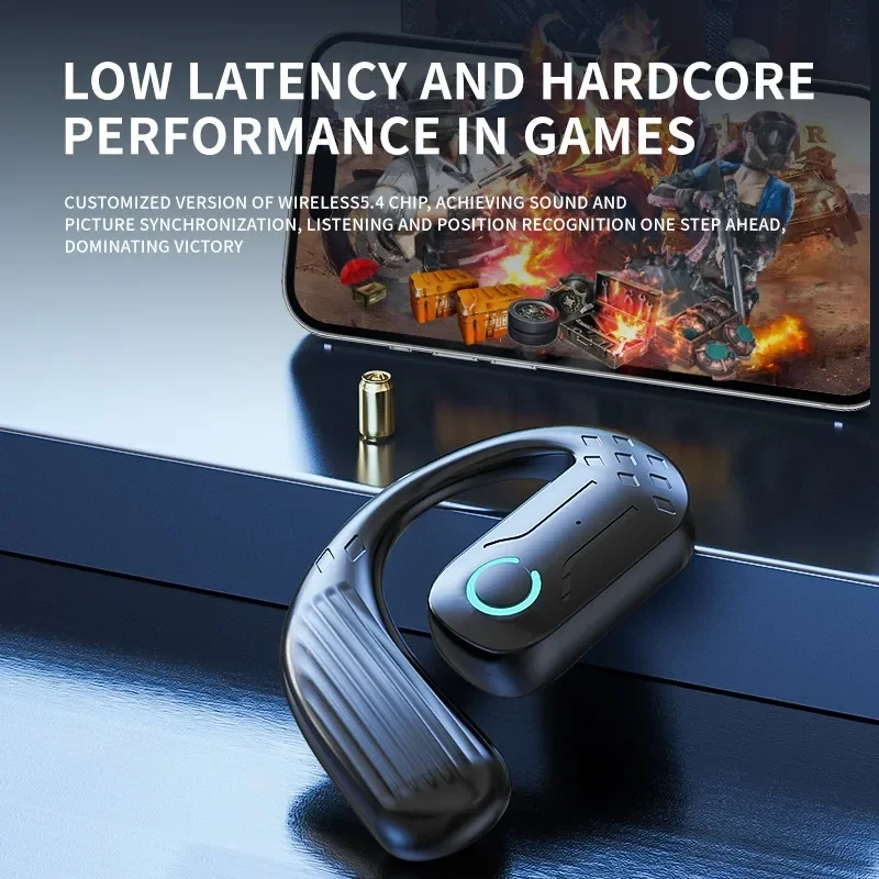 Wireless Bluetooth Headphones With Microphone Bone Conduction Earphones Handsfree Noise Canceling Headset For Driving Audifonos - Image 4