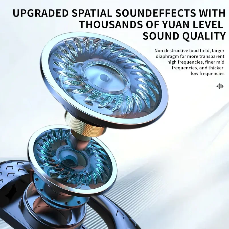 Wireless Bluetooth Headphones With Microphone Bone Conduction Earphones Handsfree Noise Canceling Headset For Driving Audifonos - Image 5