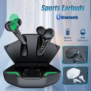 Wireless Headphones Game Bluetooth 5.0 Headset With HD Microphone Noise Reduction High Fidelity Bass Earphones For iPhone Xiaomi