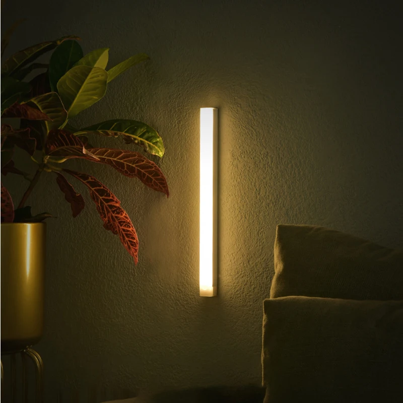 Wireless LED Night Lights Motion Sensor Lights Closet Kitchen Night Lights Bedroom Detector Light Cabinet Staircase Backlit - Image 3