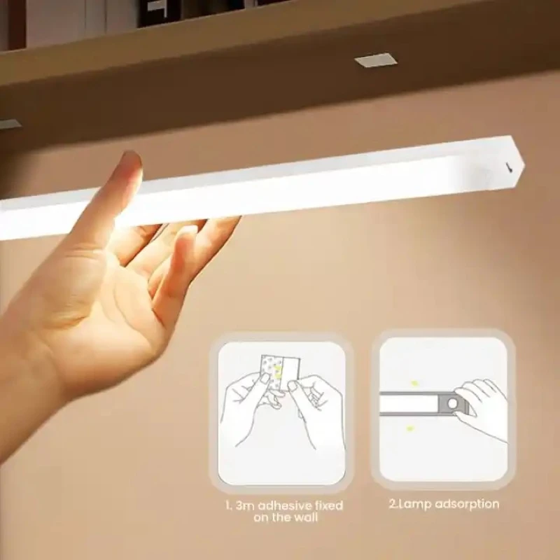 Wireless LED Night Lights Motion Sensor Lights Closet Kitchen Night Lights Bedroom Detector Light Cabinet Staircase Backlit - Image 5