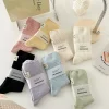 Women's Socks Spring Summer Cotton Pile Socks Japanese Creative Retro Heel Cloth Label Fashion Korean Style Comfort Girls Socks