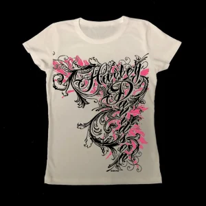 Y2k Tops T-shirt Gothic Woman T-shirts Grunge Clothes Y2k Kitty Kawaii Clothing Female 90s Vintage Clothes for Women Baby Tees