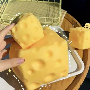 butter cheese squishy toys squishies simulated cheese soft and sticky butter stress relief toy stress relief ball