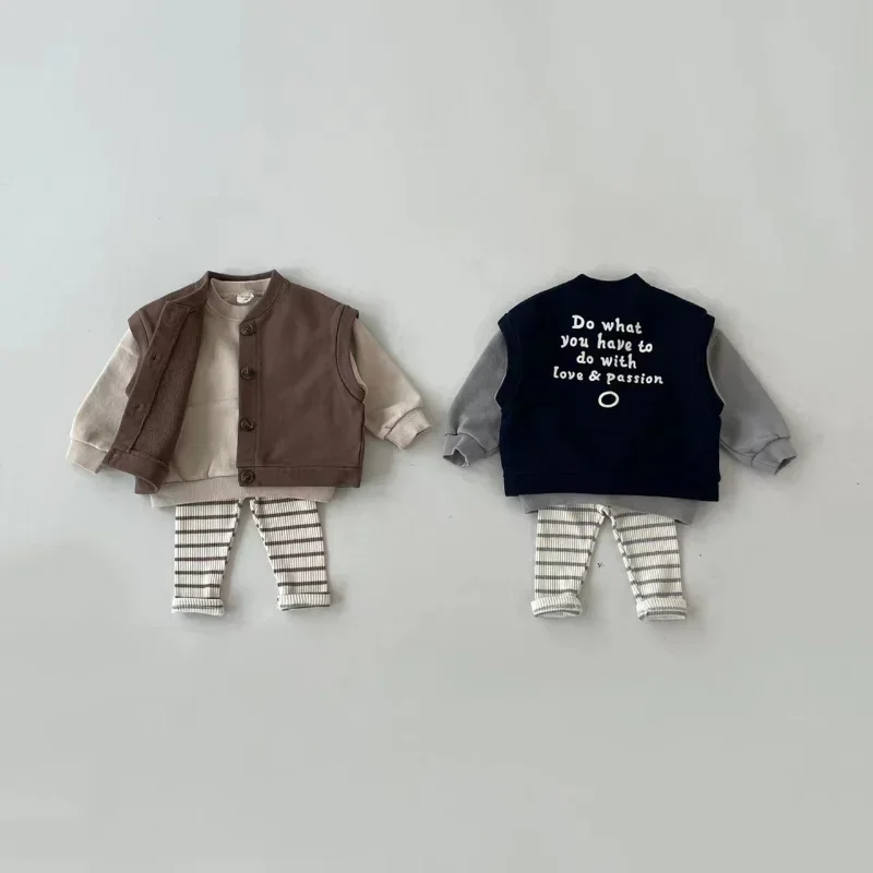 0-3T Baby Pant Girls All-match Striped Skinny Leggings Kids Cotton Elasticity Slim Pants Newborn Boy Stretch Trousers - Image 4