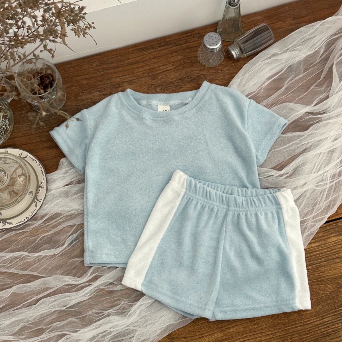 0-3Y Toddler Infant Kid Baby Boy Clothes Sets Solid Color Short Sleeve T-shirt Tops Shorts Newborn Summer Casual Clothing - Image 6