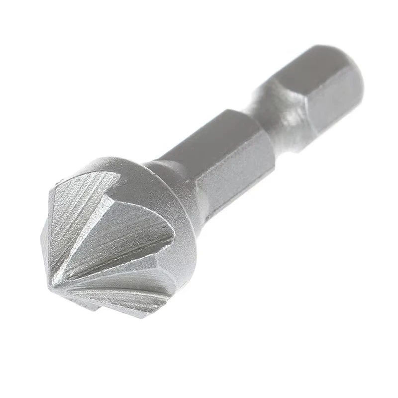 1-6pcs Six Flute Drill Bit 90 Degree Bevel Recessed Chamfer Bit Hex Countersink Debur Hex Hot Sale New Practical - Image 6