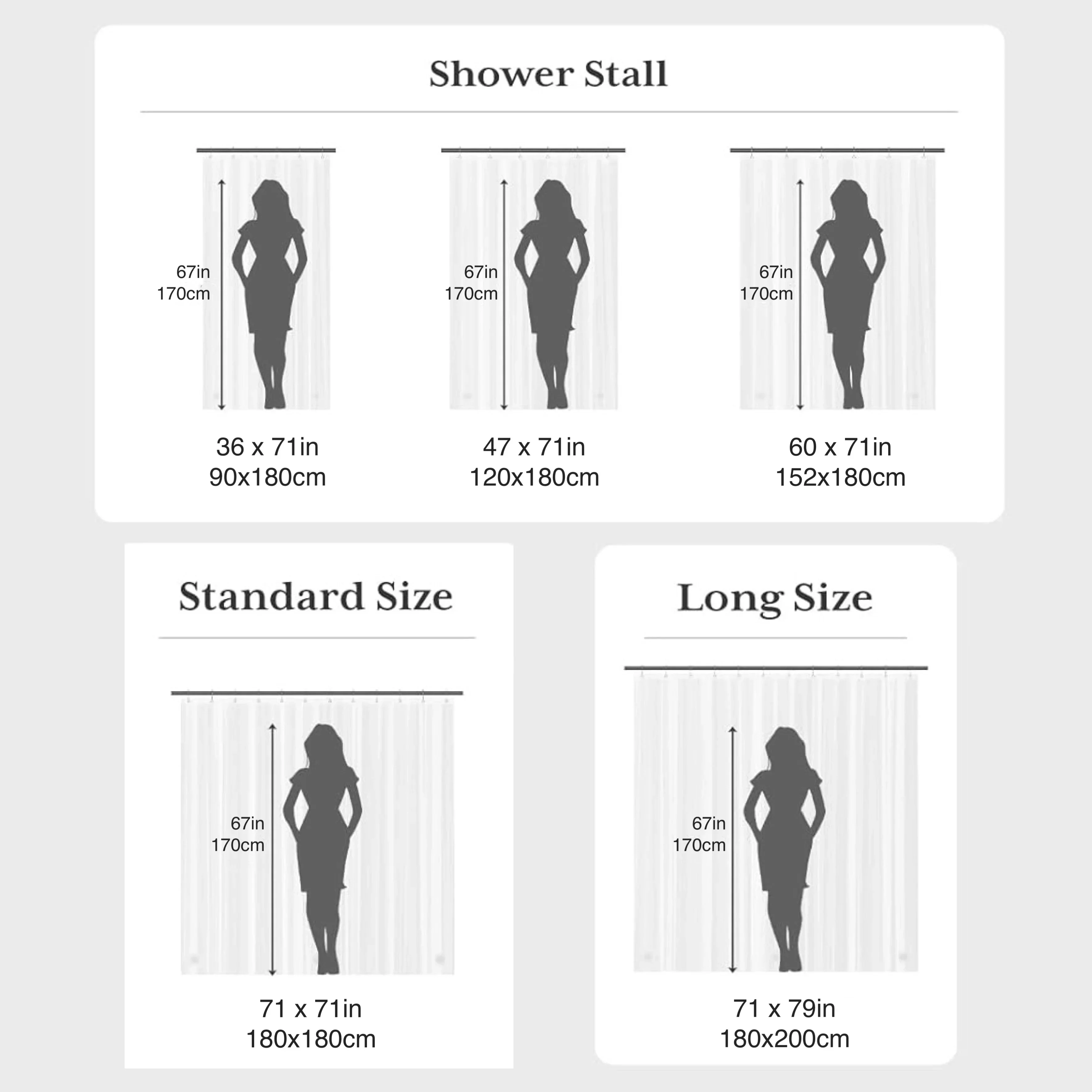 1 PC Lightweight Black Leaf Pattern Shower Curtain PEVA Plastic Waterproof Bathroom Curtain Bathroom Partition for Home - Image 2