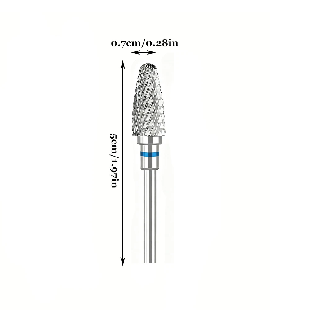 1 PC or 5 PCS Tungsten Steel Nail Drill Bits, Suitable for Removing Acrylic and Gel Polishes, Nail Tools - Image 4