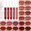 1 Pcs Matte Lipstick Lip Gloss Shade for All Skin Types Long-Lasting Non-Fading Waterproof Non-stick Cup Exquisite Gift Lips