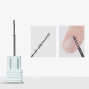 1 Pcs Safety Nail Drill Bits Tungsten Carbide Drill Bit Cuticle Remover 3/32" For Electric Nail File Machine Cuticle Clean Tools