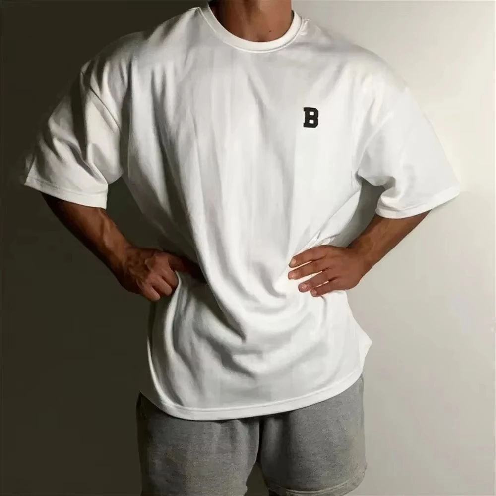 100% Cotton New Summer Kids T Shirt Solid T Shirt Mens Oversized Five Half Short Sleeve Casual Cotton Mens Streetwear Top Tees - Image 2
