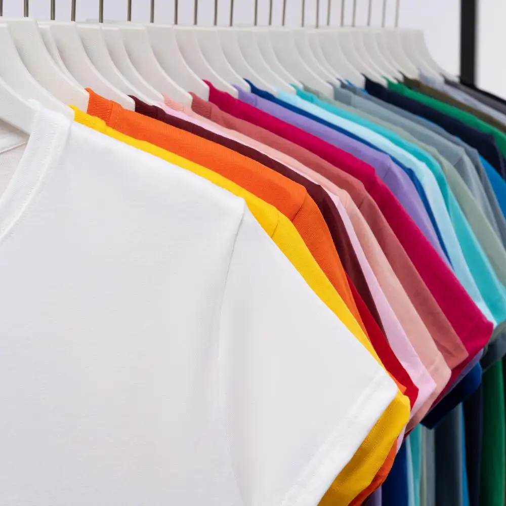 100% Cotton New Summer Kids T Shirt Solid T Shirt Mens Oversized Five Half Short Sleeve Casual Cotton Mens Streetwear Top Tees - Image 5