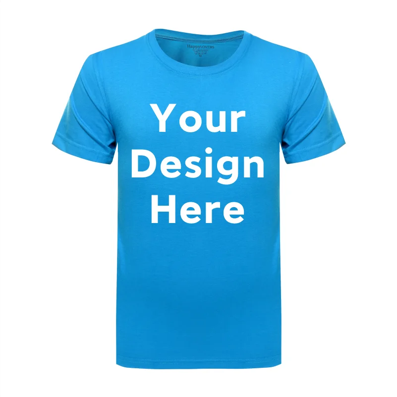 100% Cotton Short Sleeve T-shirt Summer Men's Solid Color Versatile Comfortable Top Custom Printed Embroidery LOGO NSLP - Image 3