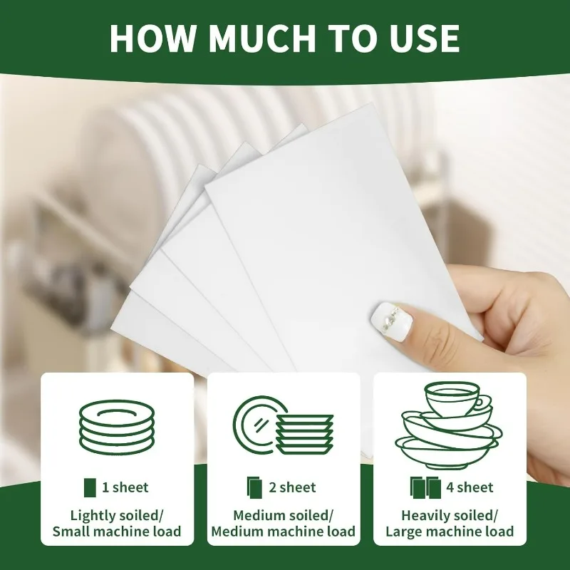 10/100pcs Dishwasher Cleaner Lemon Scented Dishwashing Tablets Quick Dissolve Oil Stain Removal Deodorization Cleaning Tablets - Image 6