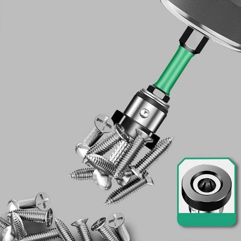 10/1x Magnetic Positioning Screwdriver Bits Hex Shank S2 Drywall Screw Bits for Batch Head Drilling Tools Gypsum Board Locating - Image 4
