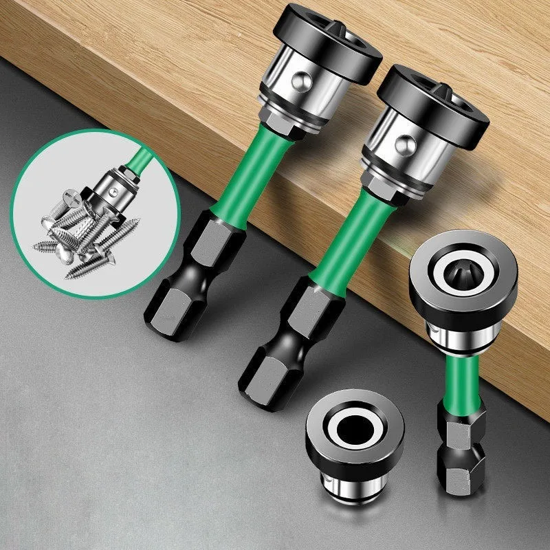 10/1x Magnetic Positioning Screwdriver Bits Hex Shank S2 Drywall Screw Bits for Batch Head Drilling Tools Gypsum Board Locating - Image 6