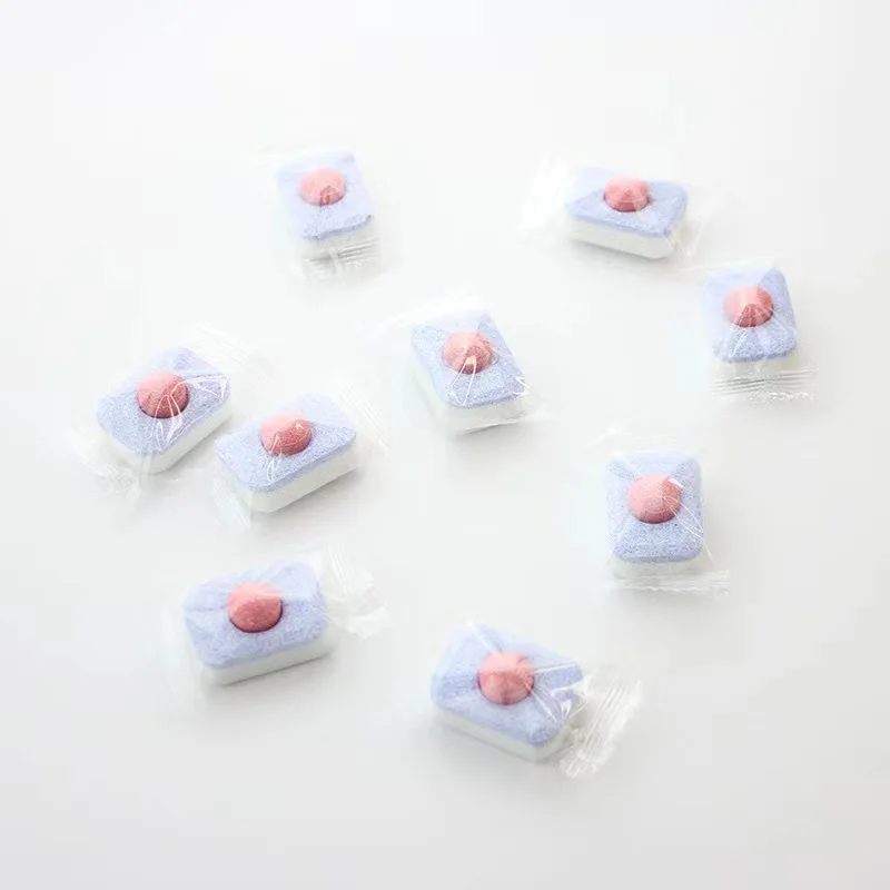 10Pcs Dishwasher Cleaner Cleaning Sheet Strong Oil Stain Odor Removal Descaling Detergent Tablets Kitchen Deep Cleaning Tools - Image 5