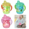 1PC Baby Duckbill Drinking Cup with Double Handle Baby Learning Drinking Cup Wide Mouth Cup Duckbill Cups Bottle BPA Free