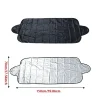 1PC Car Exterior Protection Snow Blocked Car Covers Snow Ice Protector Visor Sun Shade Front Rear Windshield Cover Block Shields