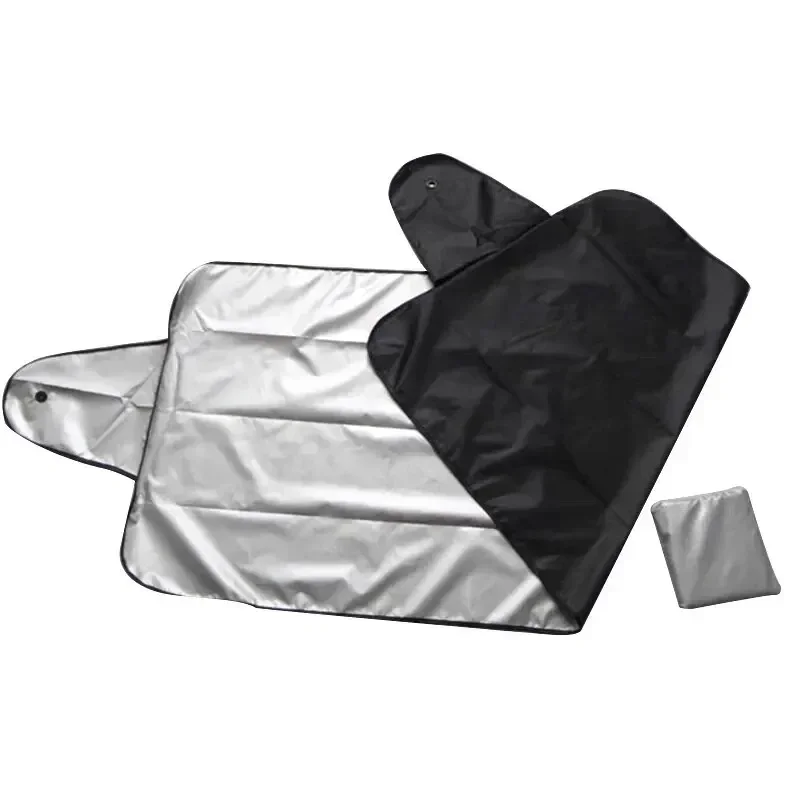 1PC Car Exterior Protection Snow Blocked Car Covers Snow Ice Protector Visor Sun Shade Front Rear Windshield Cover Block Shields - Image 5