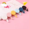 1PC Self-adhesive Wall Mounted Hooks Small Clasps Hooks Clothes Hanger Storage Shelves Bathroom Hardware