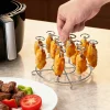 1PCS Stainless Steel Vertical Skewer Rack, Air Fryer & Oven BBQ Stand, Upright Barbecue Skewer Hanging Holder