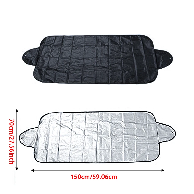 1Pc Car Windshield Cover Sun Shade Dust Frost Snow Protector Anti-Falling Leaves Anti-Freezing Auto Exterior Accessories - Image 2