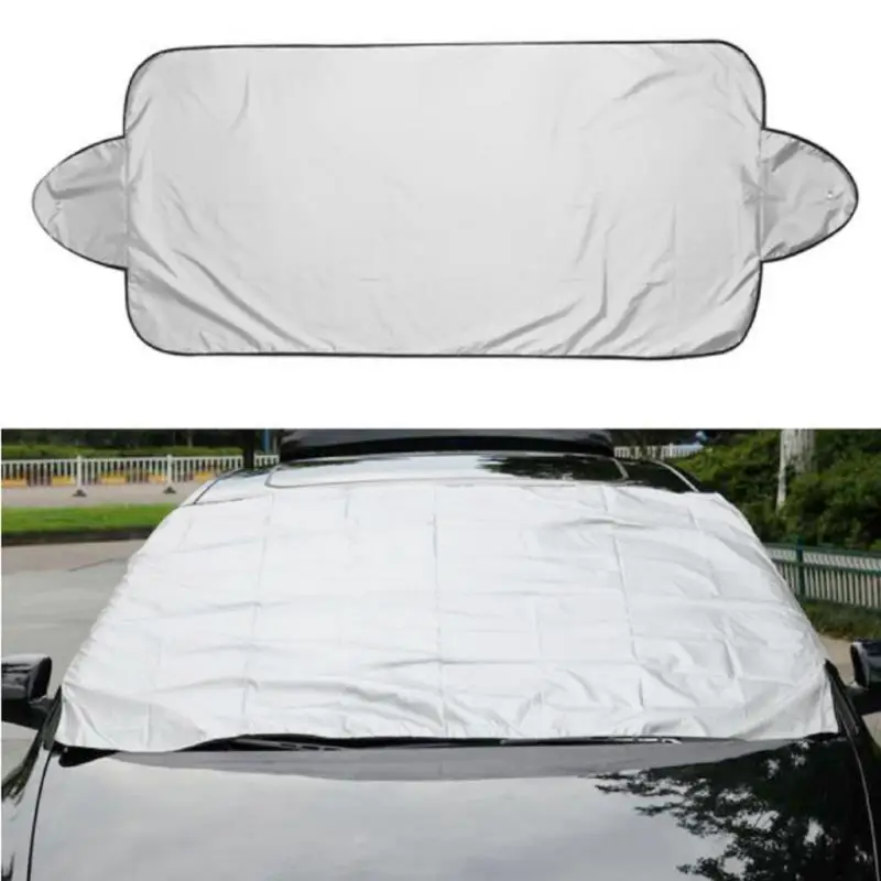 1Pc Car Windshield Cover Sun Shade Dust Frost Snow Protector Anti-Falling Leaves Anti-Freezing Auto Exterior Accessories - Image 5