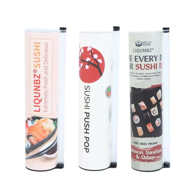 1Pc Food Grade Sushi Paper Tube Sushi Push Mold Quick Sushi Maker DIY Sushi Roller For Home Restaurant Cuisine Making Tool - Image 2