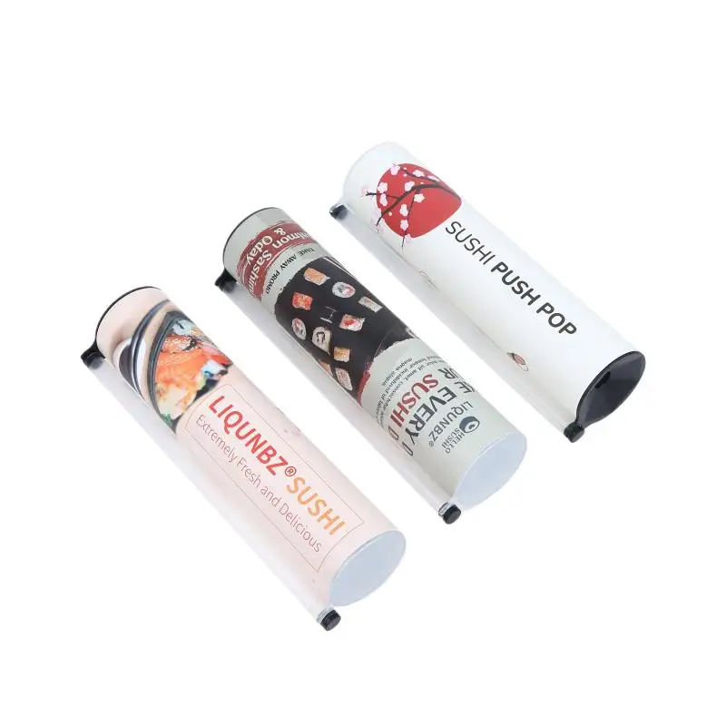 1Pc Food Grade Sushi Paper Tube Sushi Push Mold Quick Sushi Maker DIY Sushi Roller For Home Restaurant Cuisine Making Tool - Image 4