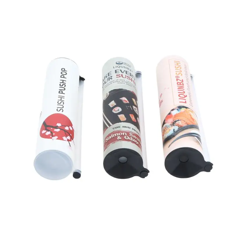1Pc Food Grade Sushi Paper Tube Sushi Push Mold Quick Sushi Maker DIY Sushi Roller For Home Restaurant Cuisine Making Tool - Image 5