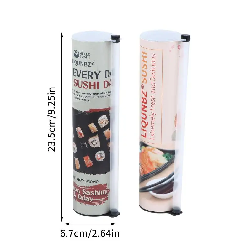 1Pc Food Grade Sushi Paper Tube Sushi Push Mold Quick Sushi Maker DIY Sushi Roller For Home Restaurant Cuisine Making Tool - Image 6