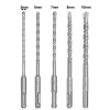 1Pcs 5/6/7/8/10/12mm Concrete SDS Plus Drill Bit 110mm 160mm 4 Cutters Impact Drills Round Shank Cross Tips Hand Power Tool