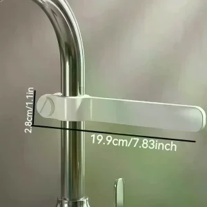 1Pcs Adjustable No-Drill Faucet Towel Rack Universal Mount Holder Space Saver for Kitchen Bathroom Sink Organization