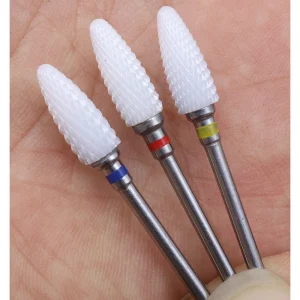 1Pcs Ceramic Nail Drill Bit for Gel Removal & Cuticle Cleaning